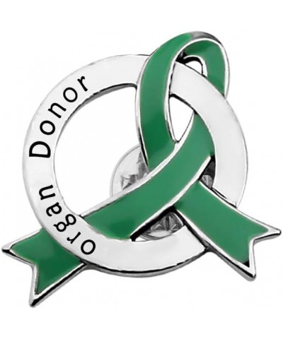 Organ Donor Jewelry Organ Donor Gift Organ Donation Awareness Gift Organ Donor Green Ribbon Pin Organ Donor bp $10.54 Necklaces