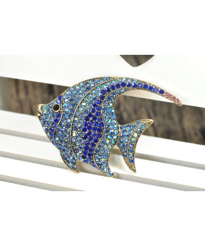 Sea Animal Blue Tropical Ocean Fish Pin Brooch $12.31 Brooches & Pins