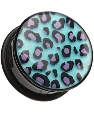 Glow in the Dark Cheetah Print Single Flared Ear Gauge Plug 7/16" (11mm) $10.00 Body Jewelry