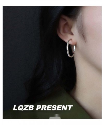 Grunge Silver Non-Pierced Earrings - Clip-On, Hoop, Thin Hoop, Cuff, Lightweight for women 2.0*10mm GOLD $9.90 Earrings