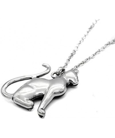 Cat Necklace 1.57 Inches $16.21 Necklaces