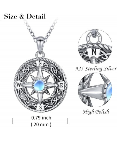 Necklaces for Women, 925 Sterling Silver Pendant Necklaces for Teen Girls, Mother'S Day Gift for Lover Sister Compass $10.79 ...