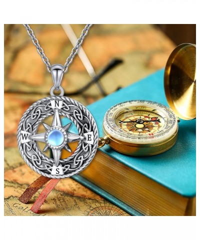 Necklaces for Women, 925 Sterling Silver Pendant Necklaces for Teen Girls, Mother'S Day Gift for Lover Sister Compass $10.79 ...