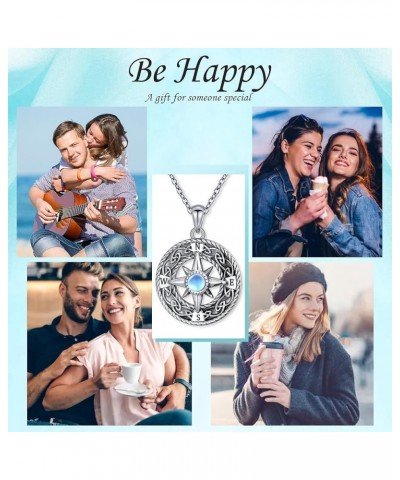 Necklaces for Women, 925 Sterling Silver Pendant Necklaces for Teen Girls, Mother'S Day Gift for Lover Sister Compass $10.79 ...