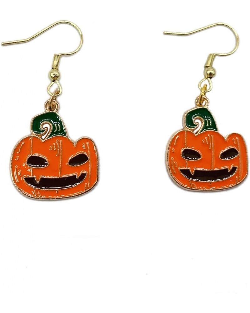 Halloween Earrings Cute Halloween Pumpkin Bat Earrings Halloween Costumes Earrings Jewelry for Women Teen Girls pumpkin $6.71...