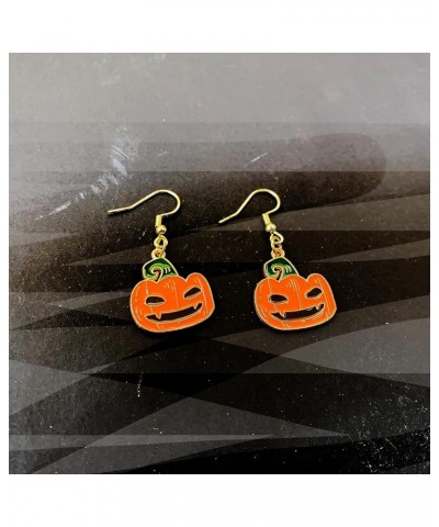 Halloween Earrings Cute Halloween Pumpkin Bat Earrings Halloween Costumes Earrings Jewelry for Women Teen Girls pumpkin $6.71...