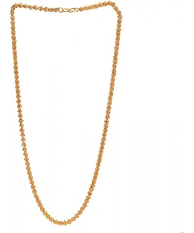 Mandi golden Chain Necklace for women and men Flower $8.54 Necklaces