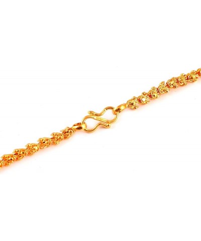 Mandi golden Chain Necklace for women and men Flower $8.54 Necklaces