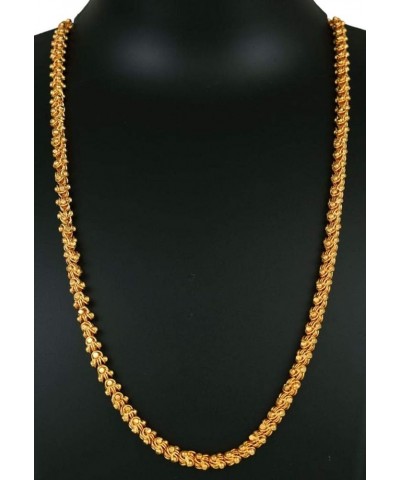 Mandi golden Chain Necklace for women and men Flower $8.54 Necklaces