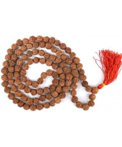 Certified Original Nepali 108+1 Rudraksha Mala for Wearing and Japa Mala 6 Mukhi Rudraksha Mala $13.05 Necklaces