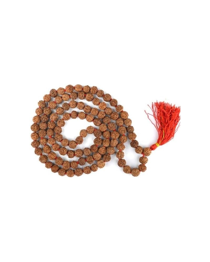 Certified Original Nepali 108+1 Rudraksha Mala for Wearing and Japa Mala 6 Mukhi Rudraksha Mala $13.05 Necklaces