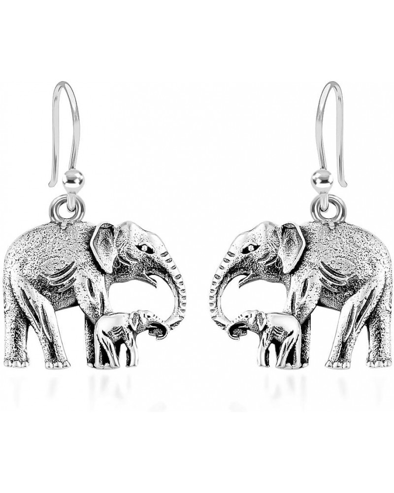 Shop LC Elephant Earrings in 925 Sterling Silver - Elephant Dangle Drop Earring for Women Costume Jewelry for Women Birthday ...