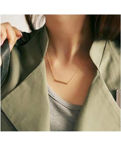 Gold Lariat Necklace for Women Trendy Rose Gold Bar Necklae Y Pendant Necklace Dainty Gold Jewelry Gifts for Girls I1:lariat ...