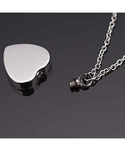 Panda Cremation Heart Urn Necklace for Ashes Stainless Steel Keepsake Memorial Jewelry for Pet Human Ashes with Fill Kit Pand...