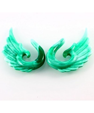 IPINK-Mixed Colors Acrylic Spiral Taper Plug Gauge Ear Stretching Kit, Vintage Angel Wings 3 Pairs 3 Pairs of 2G(6mm) $7.59 B...