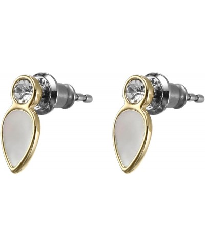 Women's Sterling Silver or Stainless Steel Stud Earrings for Women Gold Gold Teardrop $13.71 Earrings