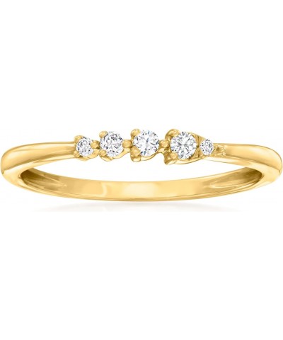 Canaria 0.10 ct. t.w. Diamond Ring in 10kt Yellow Gold $89.76 Rings