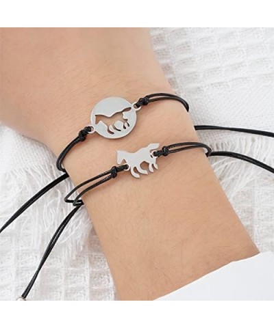 Mother Daughter Mommy and Me Heart Wish Bracelets Distance Matching Hollow Heart Horse Promise Promise Bracelet Friendship Je...