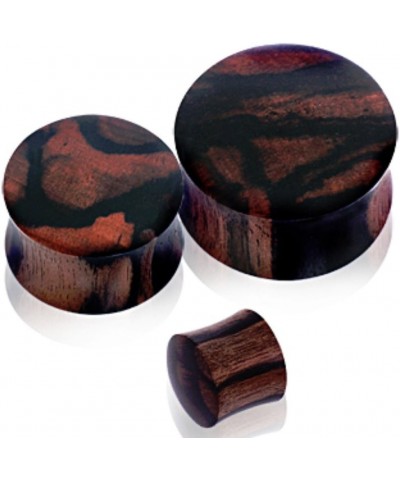 Organic Areng Zebrawood Saddle Plug 1 $8.47 Body Jewelry