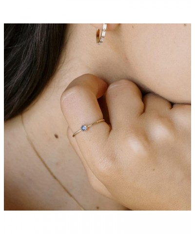 Solar Mini Mood Ring in Gold, Rose Gold, or Silver | Minimalist, Delicate Jewelry Silver 6 $11.52 Rings