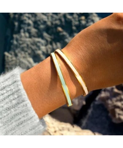 Don'T Let the Hard Days Win Color Bangle, Women Fashion Inspirational Cuff Bracelets, Inspirational Mantra Engraved Color Ban...