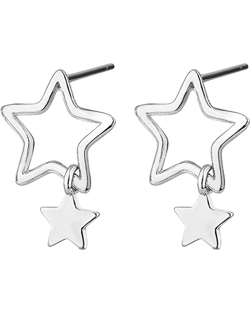 Convertible Link Earrings: 14K Gold Paperclip Chain - Versatile Drop Dangle Earrings for Women Silver Star Earrings $7.94 Ear...