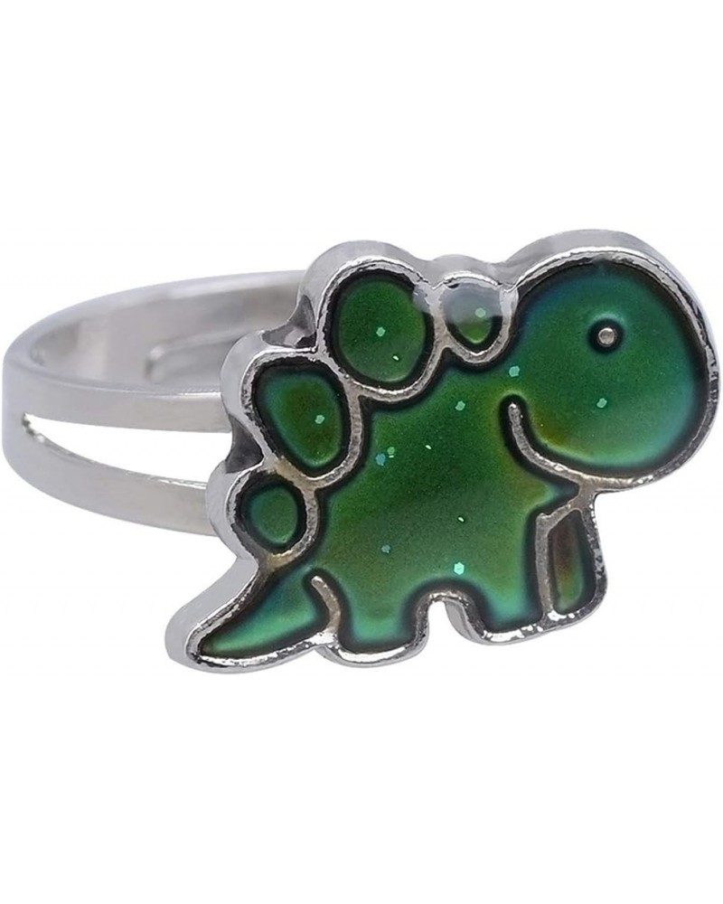 Adjustable Color Changing Mood Ring Inspirational Mystique Marble Dinosaur $6.75 Rings