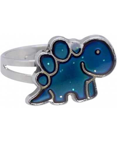 Adjustable Color Changing Mood Ring Inspirational Mystique Marble Dinosaur $6.75 Rings