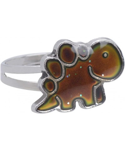 Adjustable Color Changing Mood Ring Inspirational Mystique Marble Dinosaur $6.75 Rings