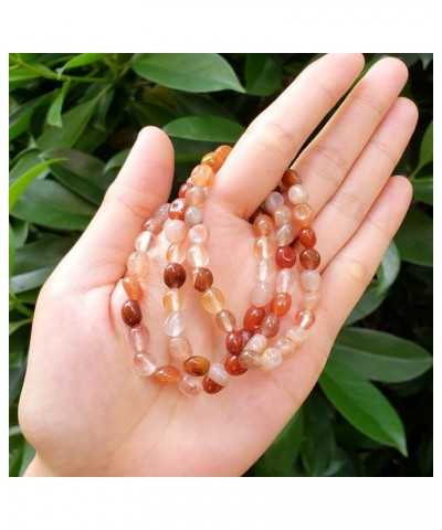 1pc Natural Stretch Gemstone Bracelet 5mm-8mm Free Form Bead 7 Inch 7.5 Inch Healing Crystal Engergy Quartz Chakras Jewelry W...