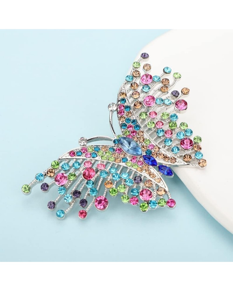 Small Cute Animal AB Color Butterfly Brooch Pin for Dress Suit Women Mens Unisex Jewelry Bling Brooches Colorful2 $9.68 Brooc...